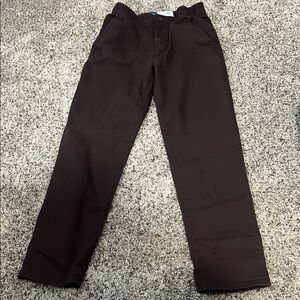 Old Navy Brown Chinos Straight Leg Sturdy Fabric